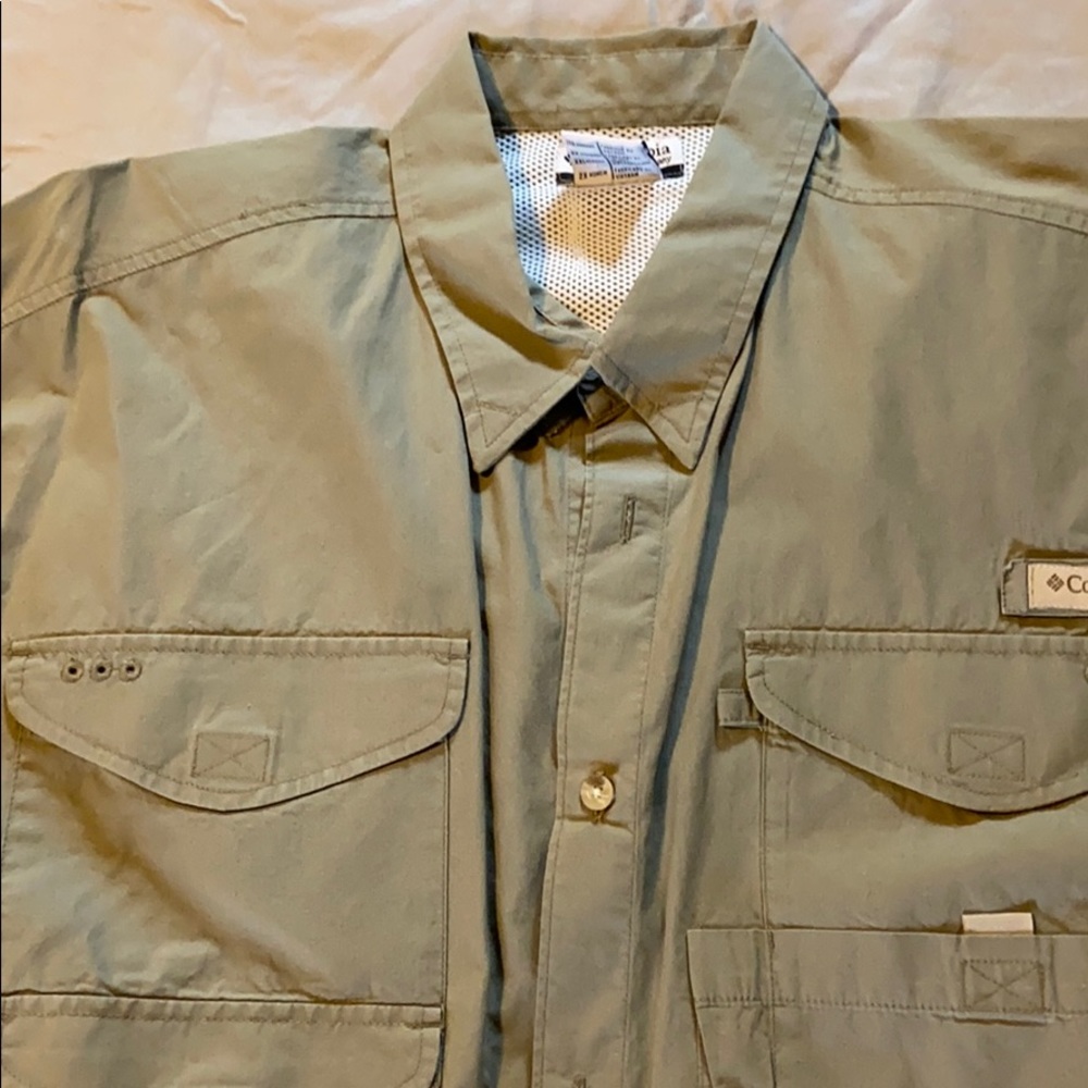 Columbia XXL Short Sleeve Button up
